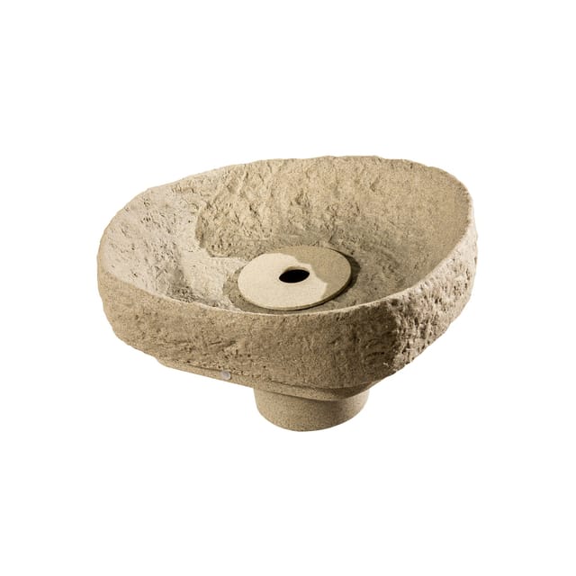 GreenLife Springbrunnen Set für den Dekor Regenspeicher Hinkelstein Sand