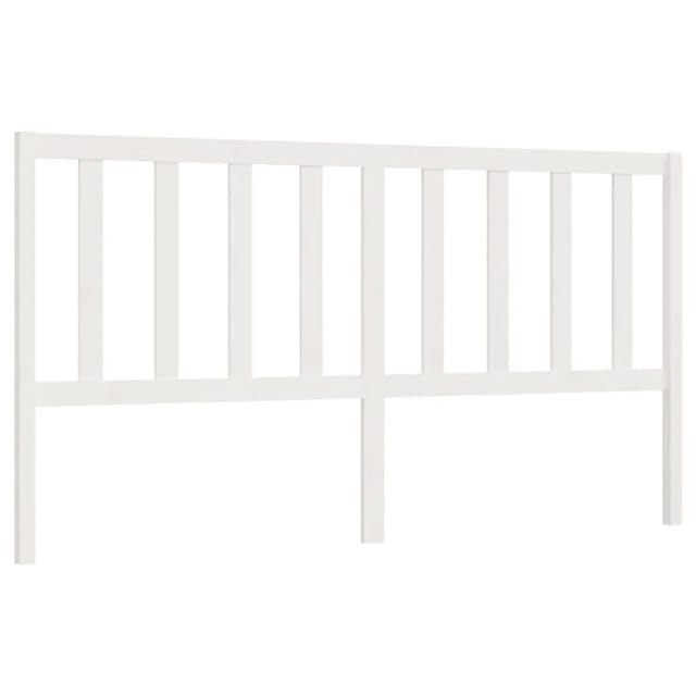 vidaXL Kopfteil Weiß 206x4x100 cm Massivholz Kiefer 817761