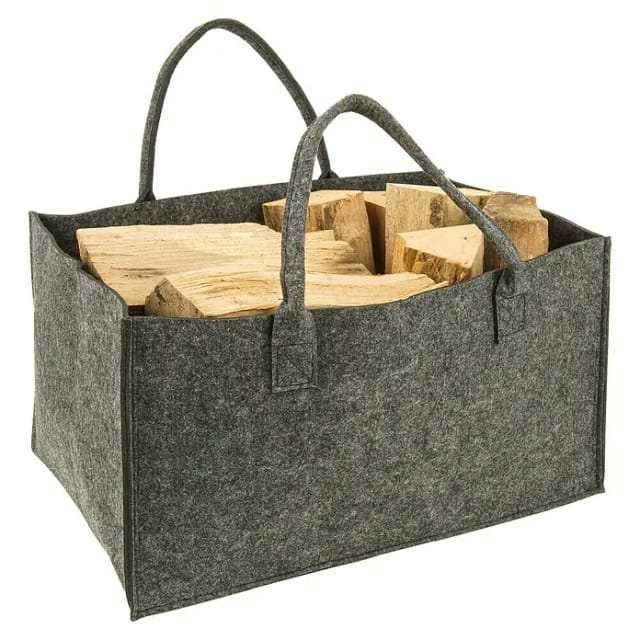 Valo Filztasche Faltbar 50 cm x 34 cm x 27 cm Grau