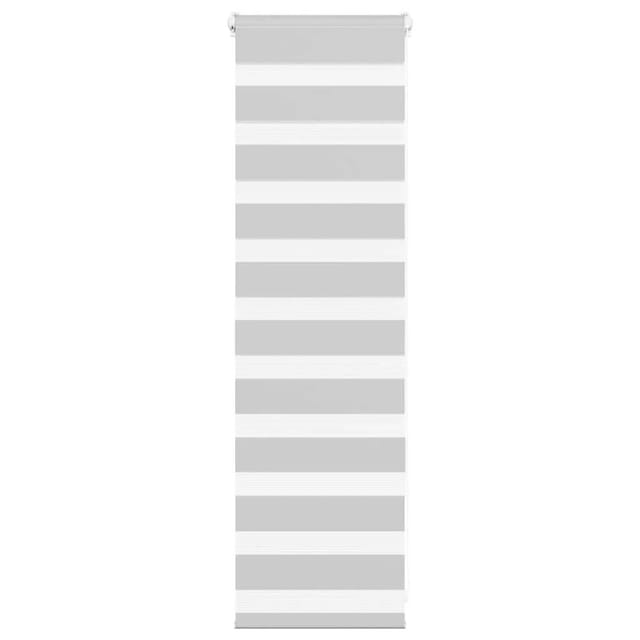 vidaXL Doppelrollo Hellgrau 50x100 cm Stoffbreite 45,9 cm Polyester 4014407