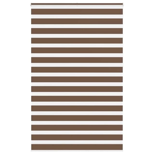 vidaXL Doppelrollo Braun 150x230 cm Stoffbreite 145,9 cm Polyester 4014401