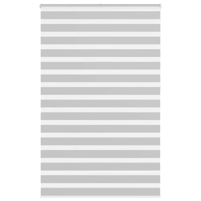vidaXL Doppelrollo Hellgrau 150x230 cm Stoffbreite 145,9 cm Polyester 4014505