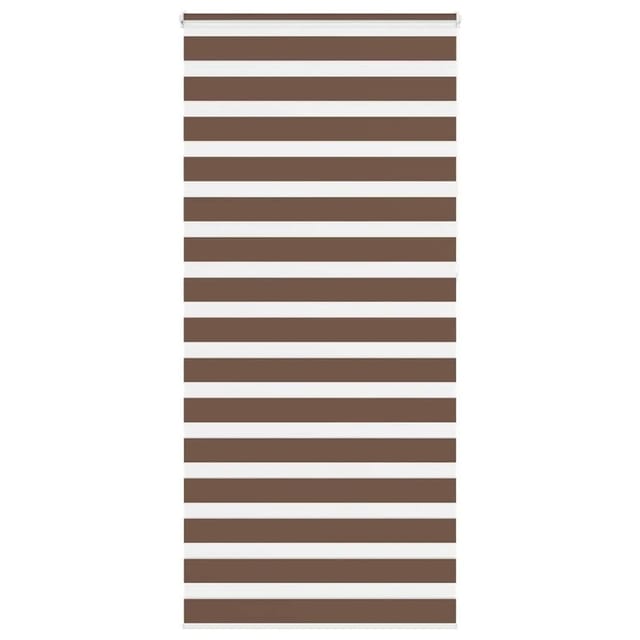 vidaXL Doppelrollo Braun 95x230 cm Stoffbreite 90,9 cm Polyester 4014390