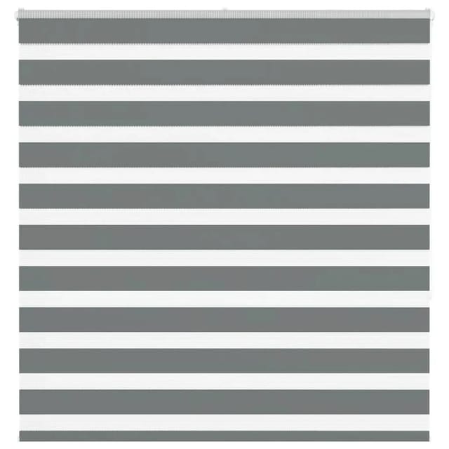 vidaXL Doppelrollo Dunkelgrau 150x150 cm Stoffbreite 145,9 cm Polyester 4014141