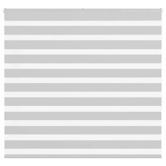 vidaXL Doppelrollo Hellgrau 155x150 cm Stoffbreite 150,9 cm Polyester 4014454
