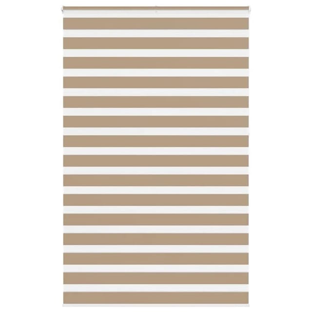 vidaXL Doppelrollo Sandbraun 150x230 cm Stoffbreite 145,9 cm Polyester 4014609