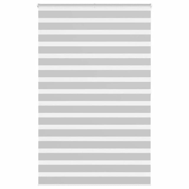 vidaXL Doppelrollo Hellgrau 150x200 cm Stoffbreite 145,9 cm Polyester 4014479