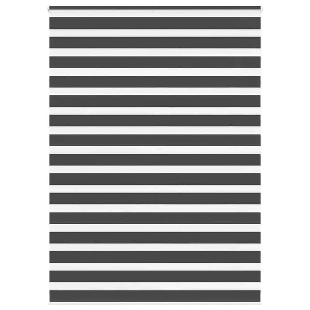 vidaXL Doppelrollo Schwarz 165x200 cm Stoffbreite 160,9 cm Polyester 4014274