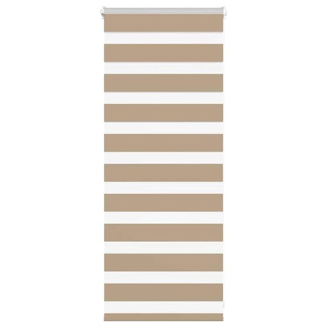 vidaXL Doppelrollo Sandbraun 60x100 cm Stoffbreite 55,9 cm Polyester 4014513