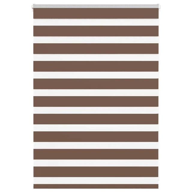 vidaXL Doppelrollo Braun 105x100 cm Stoffbreite 100,9 cm Polyester 4014314