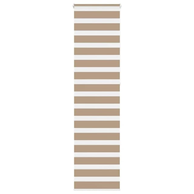 vidaXL Doppelrollo Sandbraun 60x230 cm Stoffbreite 55,9 cm Polyester 4014591