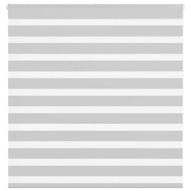 vidaXL Doppelrollo Hellgrau 150x150 cm Stoffbreite 145,9 cm Polyester 4014453