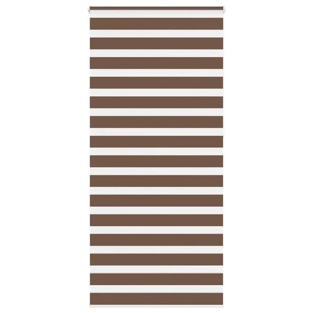 vidaXL Doppelrollo Braun 115x230 cm Stoffbreite 110,9 cm Polyester 4014394