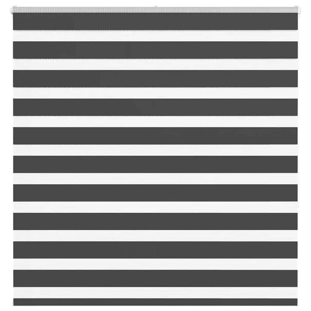 vidaXL Doppelrollo Schwarz 150x150 cm Stoffbreite 145,9 cm Polyester 4014245