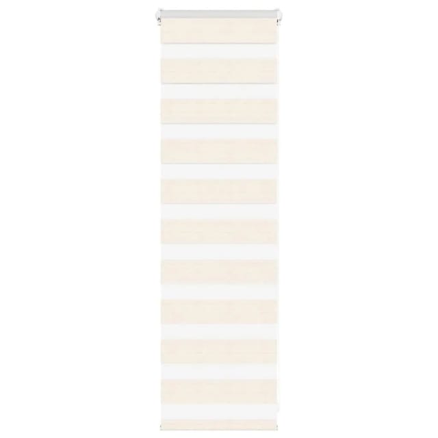 vidaXL Doppelrollo Marmorbeige 50x100 cm Stoffbreite 45,9 cm Polyester 4014615