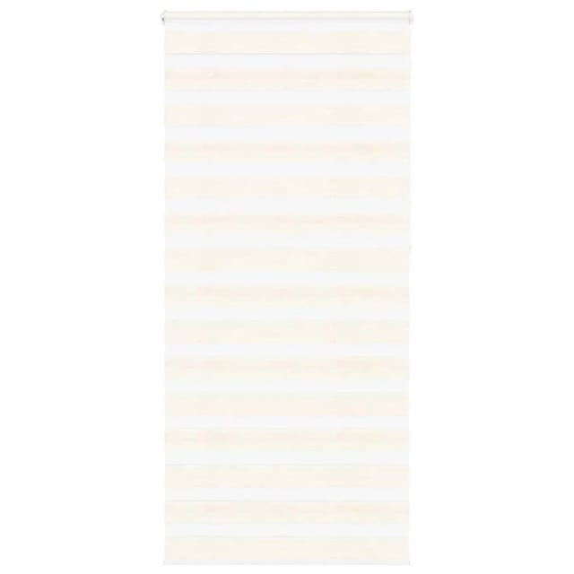 vidaXL Doppelrollo Marmorbeige 110x230cm Stoffbreite 105,9 cm Polyester 4014705