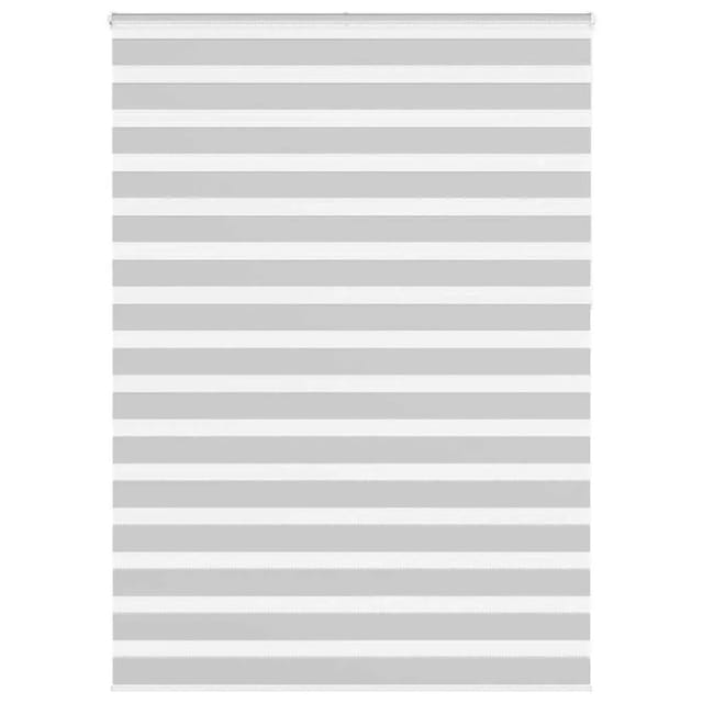 vidaXL Doppelrollo Hellgrau 165x230 cm Stoffbreite 160,9 cm Polyester 4014508