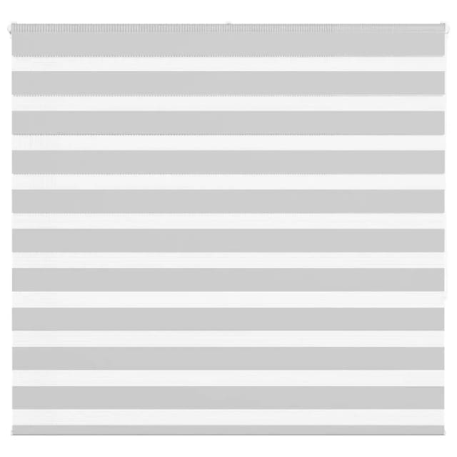 vidaXL Doppelrollo Hellgrau 160x150 cm Stoffbreite 155,9 cm Polyester 4014455
