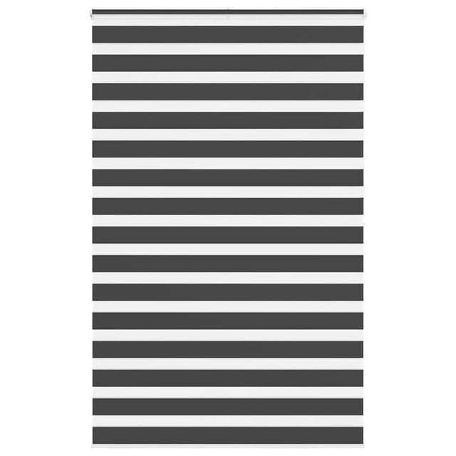vidaXL Doppelrollo Schwarz 150x200 cm Stoffbreite 145,9 cm Polyester 4014271