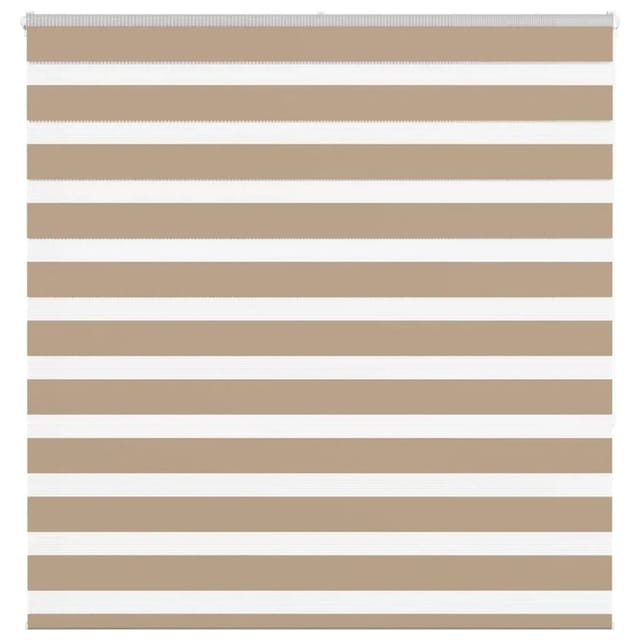 vidaXL Doppelrollo Sandbraun 150x150 cm Stoffbreite 145,9 cm Polyester 4014557