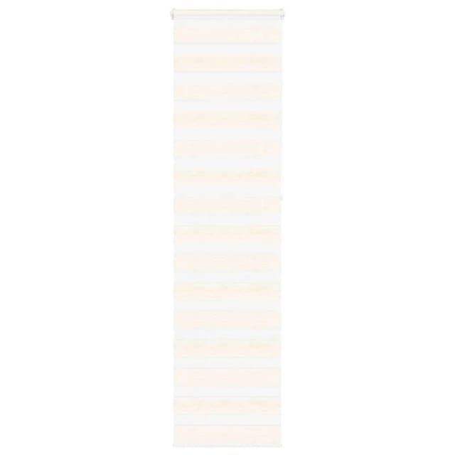 vidaXL Doppelrollo Marmorbeige 60x230 cm Stoffbreite 55,9 cm Polyester 4014695