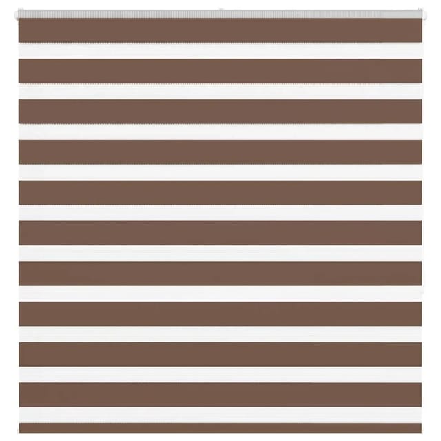 vidaXL Doppelrollo Braun 150x150 cm Stoffbreite 145,9 cm Polyester 4014349