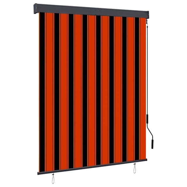 vidaXL Außenrollo 140x250 cm Orange und Braun 145972