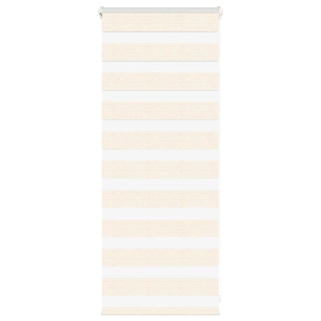 vidaXL Doppelrollo Marmorbeige 60x100 cm Stoffbreite 55,9 cm Polyester 4014617