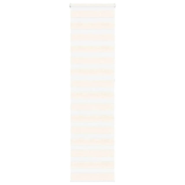 vidaXL Doppelrollo Marmorbeige 55x230 cm Stoffbreite 50,9 cm Polyester 4014694