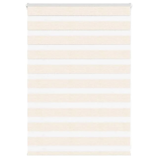 vidaXL Doppelrollo Marmorbeige 110x100cm Stoffbreite 105,9 cm Polyester 4014627