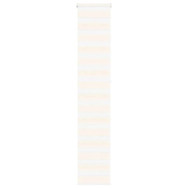 vidaXL Doppelrollo Marmorbeige 50x230 cm Stoffbreite 45,9 cm Polyester 4014693
