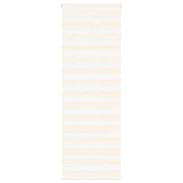 vidaXL Doppelrollo Marmorbeige 80x230 cm Stoffbreite 75,9 cm Polyester 4014699