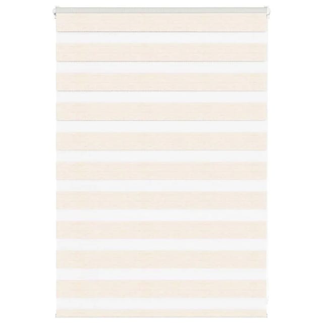 vidaXL Doppelrollo Marmorbeige 115x100cm Stoffbreite 110,9 cm Polyester 4014628