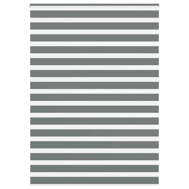 vidaXL Doppelrollo Dunkelgrau 165x230 cm Stoffbreite 160,9 cm Polyester 4014196