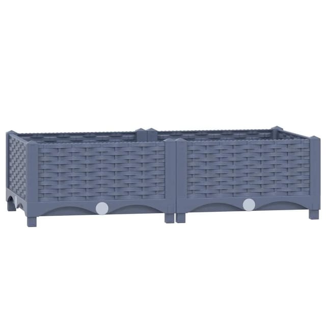 vidaXL Hochbeet 80x40x23 cm Polypropylen 310398