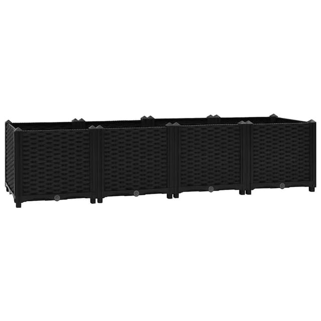 vidaXL Hochbeet 160x40x38 cm Polypropylen 316533