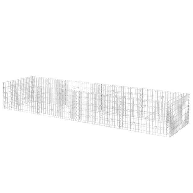 vidaXL Gabionen-Hochbeet Stahl 360x90x50 cm 142555