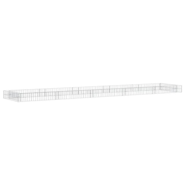 vidaXL Gabionen-Hochbeet Verzinkter Stahl 500x100x20 cm 151315