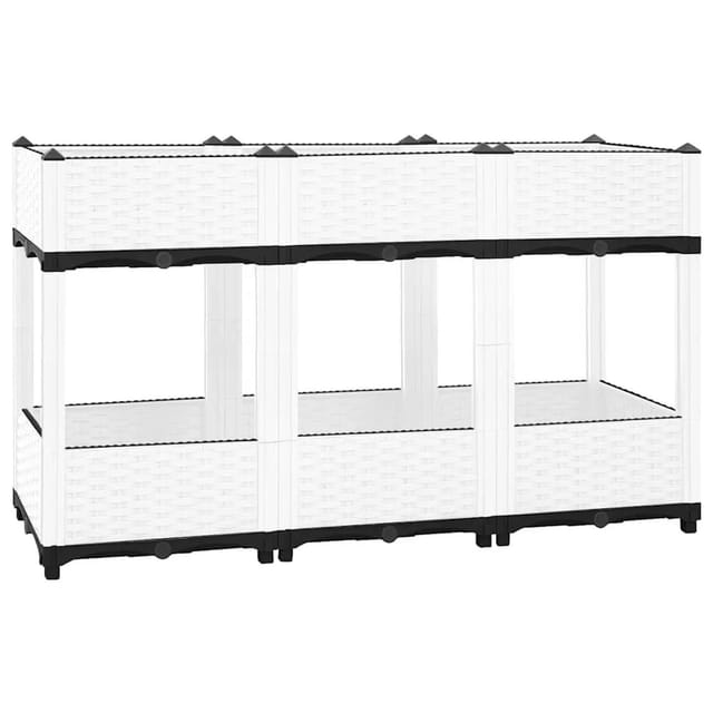 vidaXL Hochbeet 120x40x71 cm Polypropylen 153314