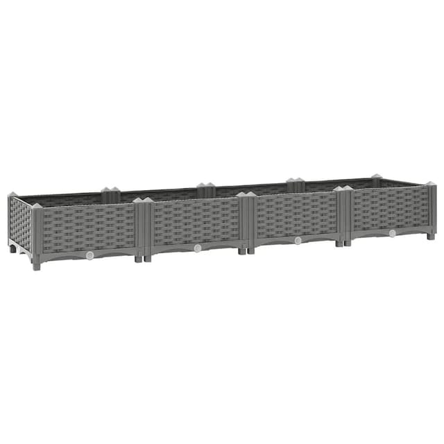 vidaXL Hochbeet 160x40x23 cm Polypropylen 153292