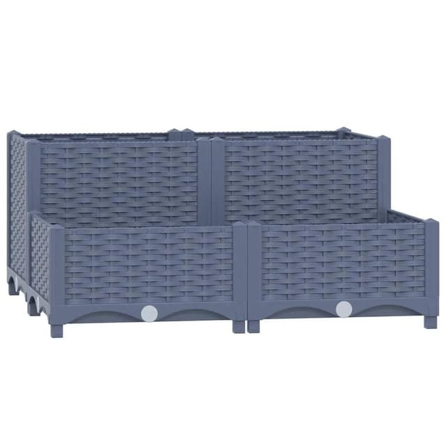 vidaXL Hochbeet 80x80x38 cm Polypropylen 310409