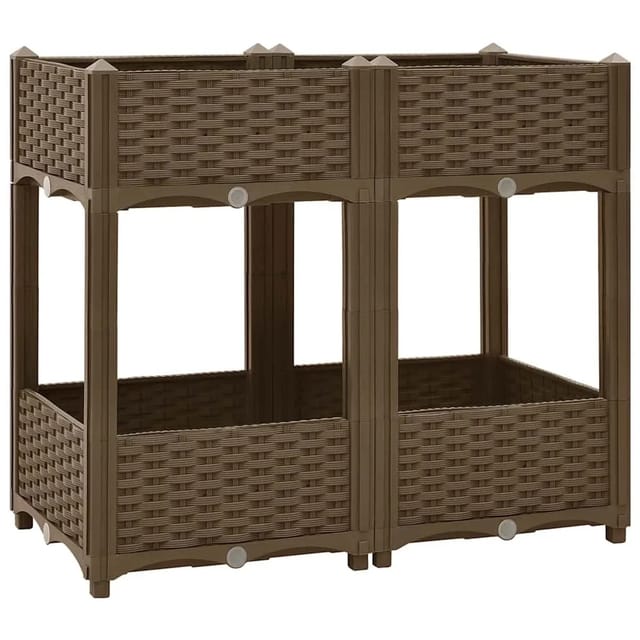 vidaXL Hochbeet 80x40x71 cm Polypropylen 316520
