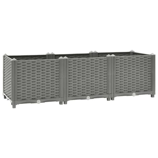 vidaXL Hochbeet 120x40x38 cm Polypropylen 153295