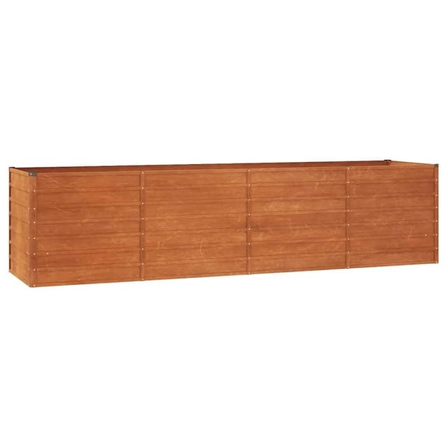 vidaXL Hochbeet Rostig 320x80x77 cm Cortenstahl 151963