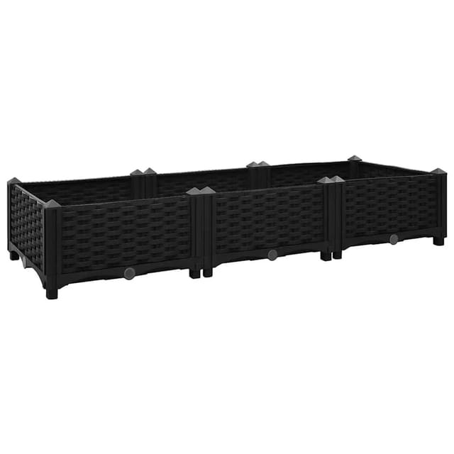 vidaXL Hochbeet 120x40x23 cm Polypropylen 316528