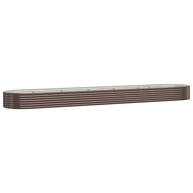 vidaXL Hochbeet Verzinkter Stahl 507x100x36 cm Braun 319010
