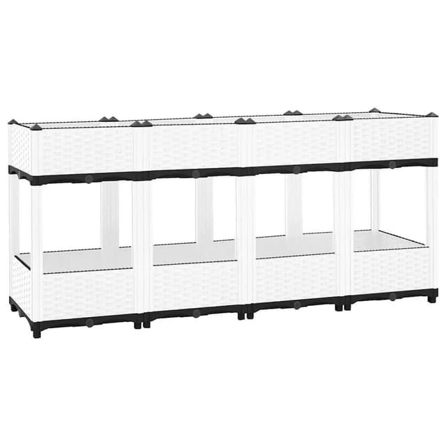 vidaXL Hochbeet 160x40x71 cm Polypropylen 153315