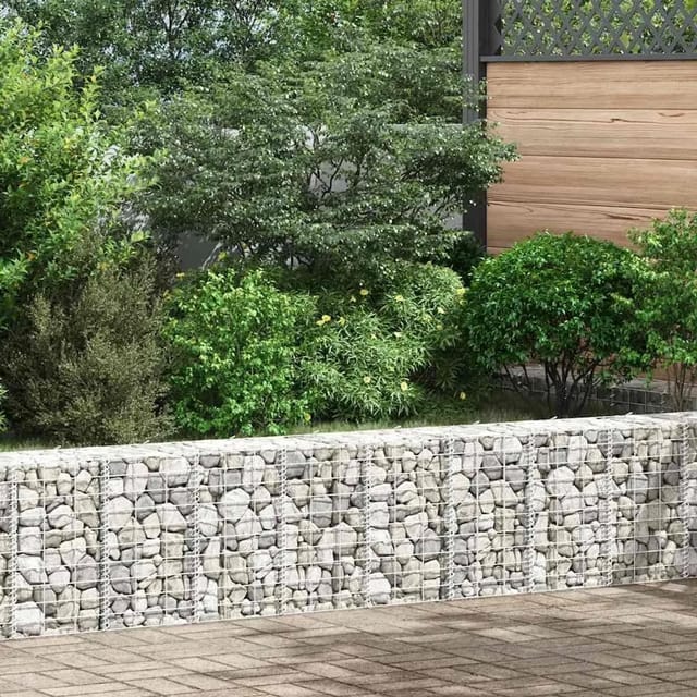 vidaXL Gabionen-Hochbeete 3 Stk 30x30x50 cm Eisen 151248