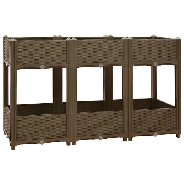 vidaXL Hochbeet 120x40x71 cm Polypropylen 316521