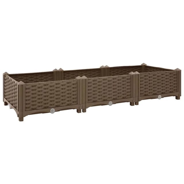 vidaXL Hochbeet 120x40x23 cm Polypropylen 316513